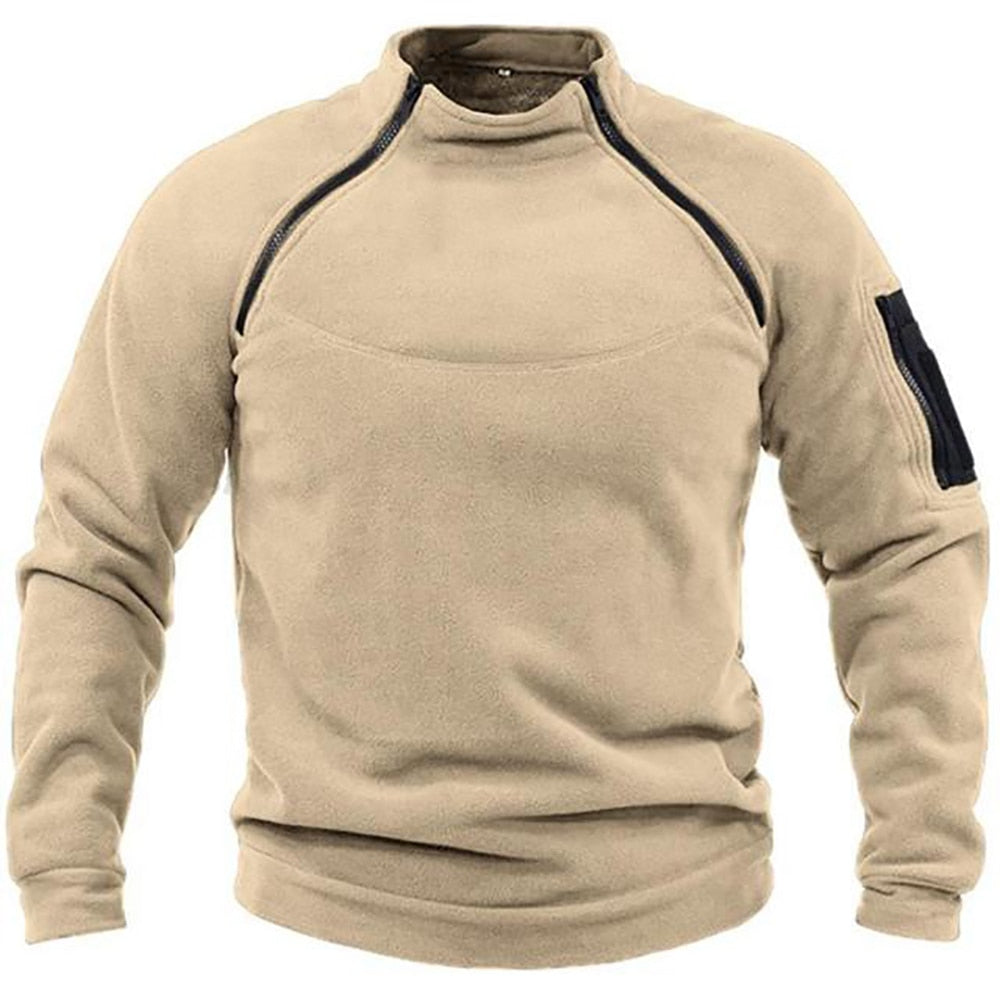 W&W Mode Drunegang Outdoorjacke | Taktische Fleecepullover für die Jagd