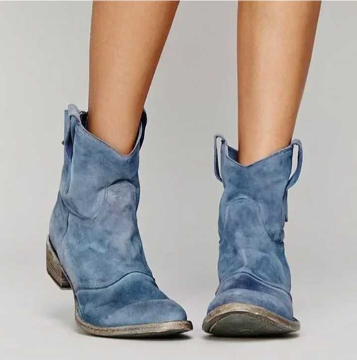 W&W Mode | Klassische Westernstiefel Aus Wildleder