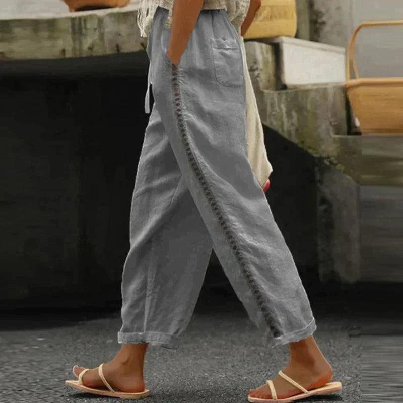 W&W Mode | Hochwertige Leinenhose Mit Modernem Schnitt Für Damen
