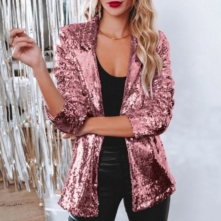 W&W Mode | Glamouröser Pailletten-Blazer