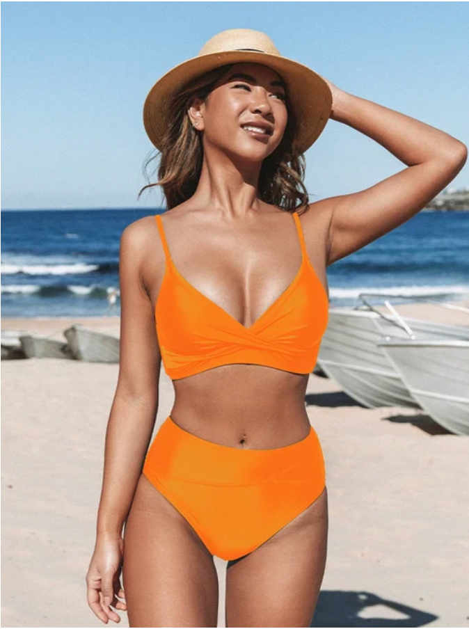 W&W Mode | Elegantes Bikini-Set mit Hoher Taille Design für Damen