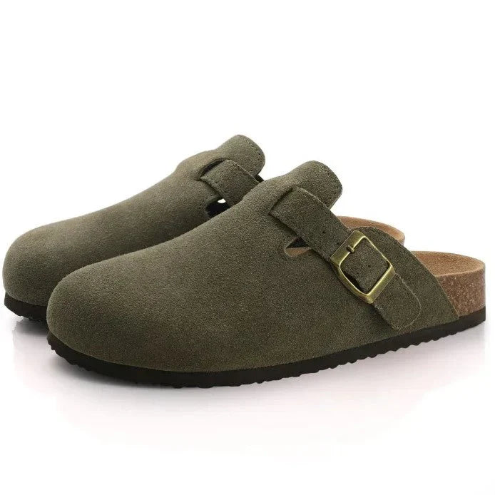 W&W Mode | Unisex Leder Sandalen, Elegant Und Komfortabel