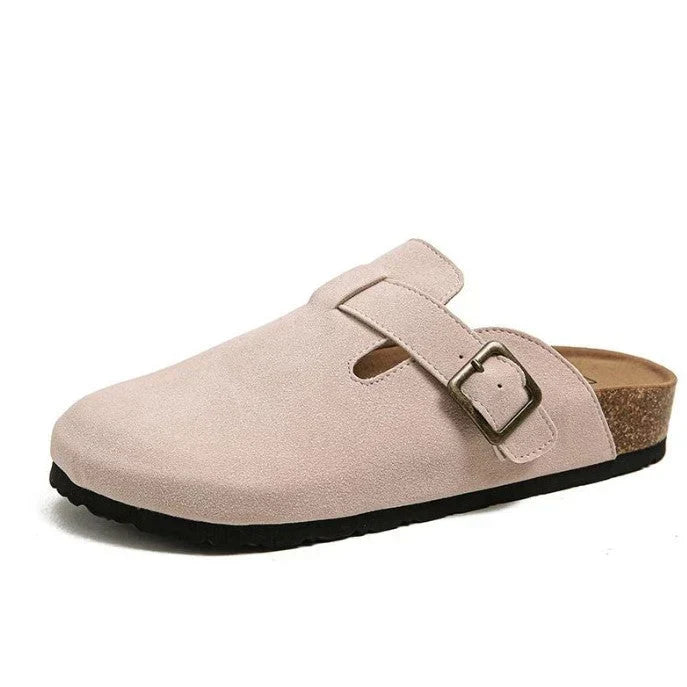 W&W Mode | Unisex Leder Boston Sandalen: Stil Und Qualität in Einem