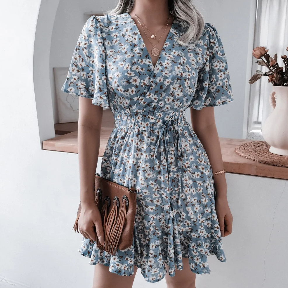 W&W Mode | Blumen Bequem Sommerkleid