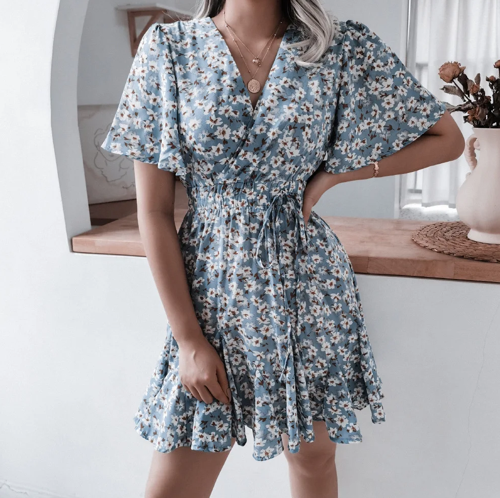 W&W Mode | Blumen Bequem Sommerkleid