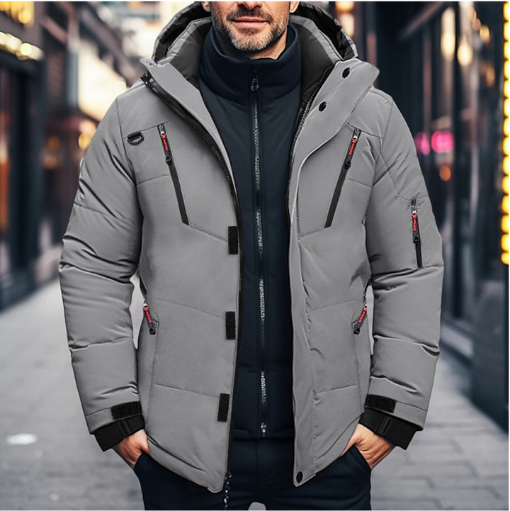 W&W Mode | Stilvolle wasserdichte Winterjacke für Herren