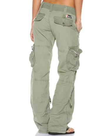 W&W Mode - Bequeme Damen Cargo-Hose, Lockere Passform