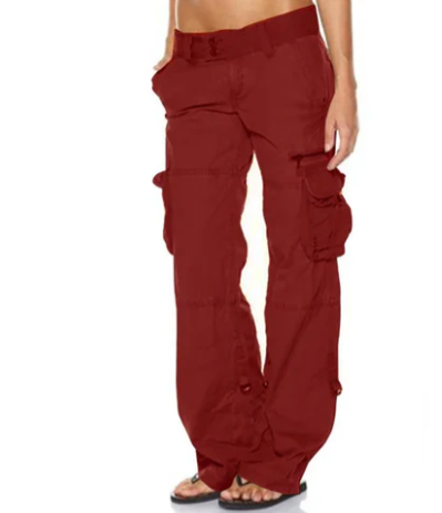 W&W Mode - Bequeme Damen Cargo-Hose, Lockere Passform