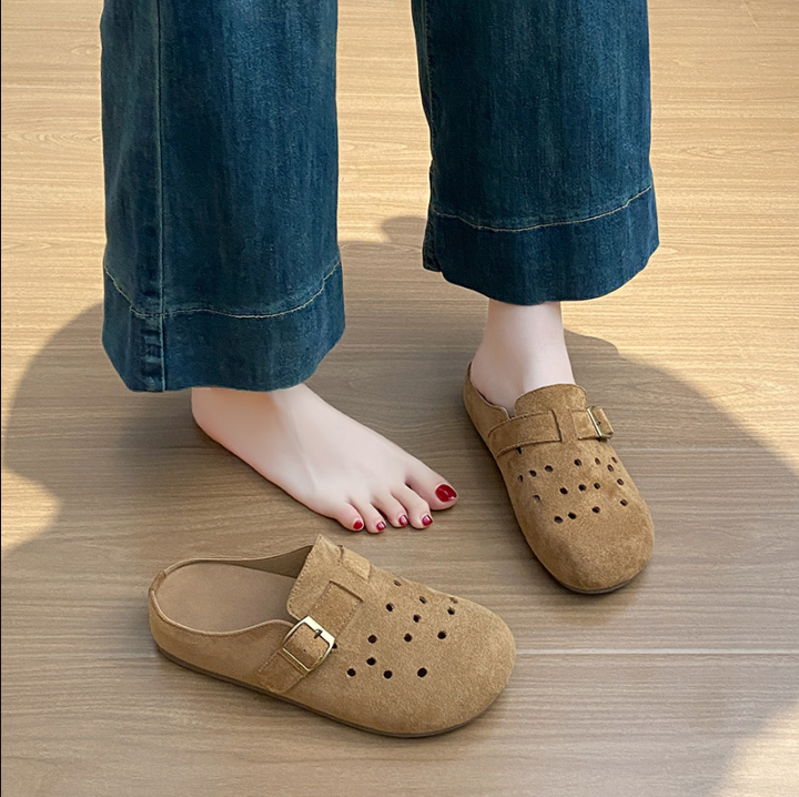 W&W Mode | Retro Kork Clogs Mit Slingback