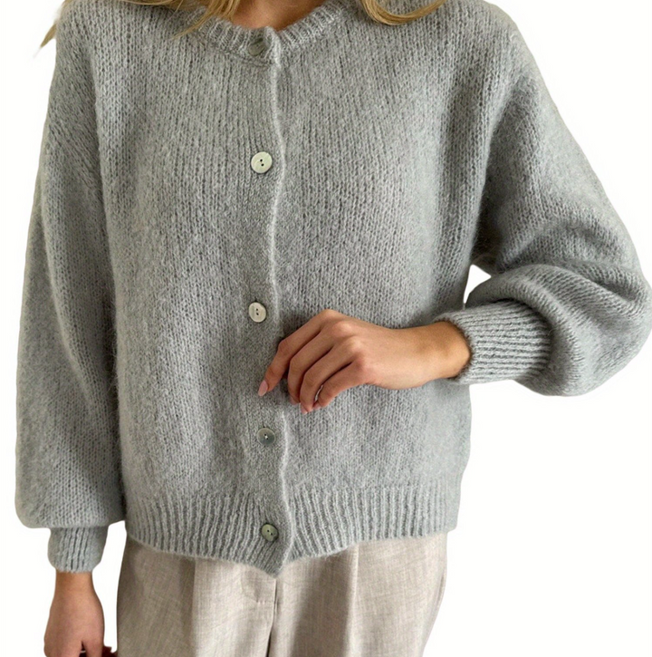 W&W Mode | Strick Frauen Strickjacke Mit Knöpfen