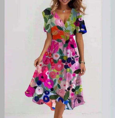 W&W Mode | Farbspiel Kleid