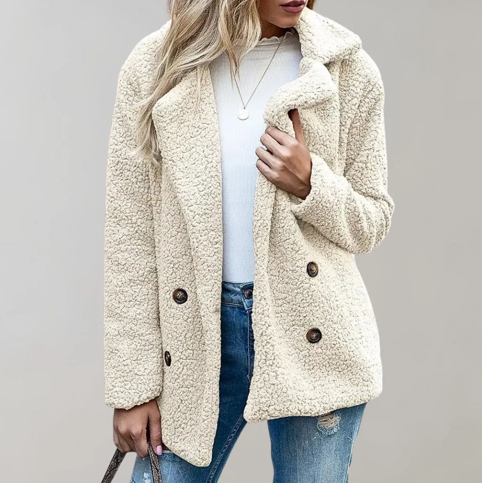 W&W Mode | Warme und Flauschige Damenjacke