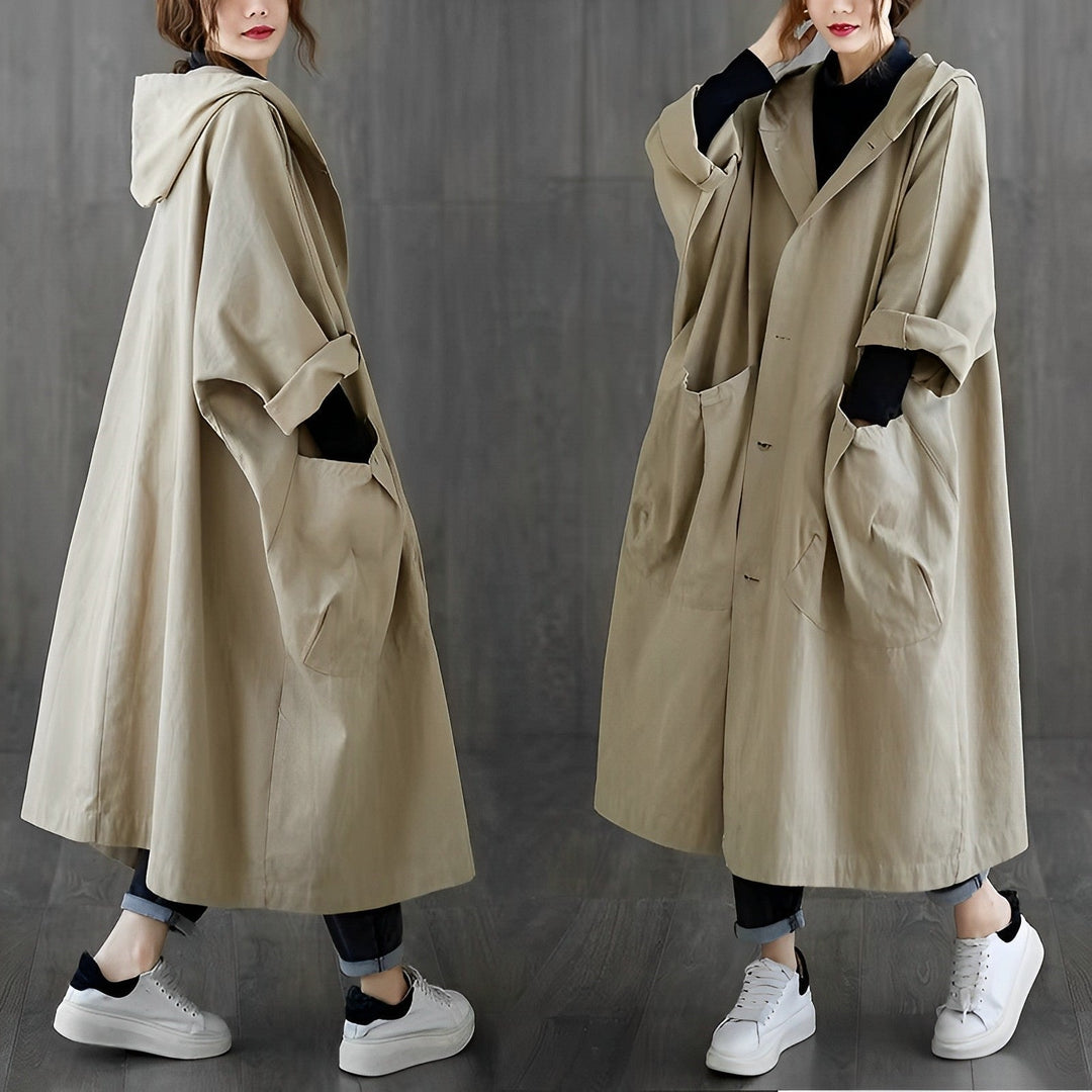 W&W Mode | Übergroße Windjacke Mit Taschen