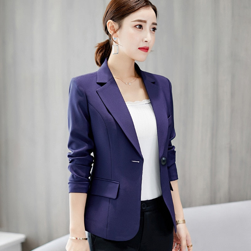 W&W Mode Lässig Taschen Kurz Blazer