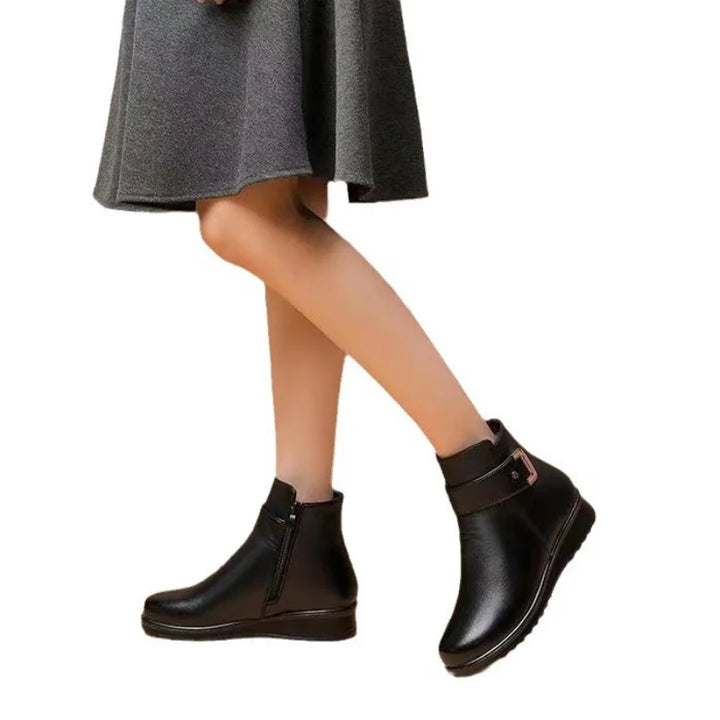 W&W Mode - Elegante Stiefelette mit Warmfutter