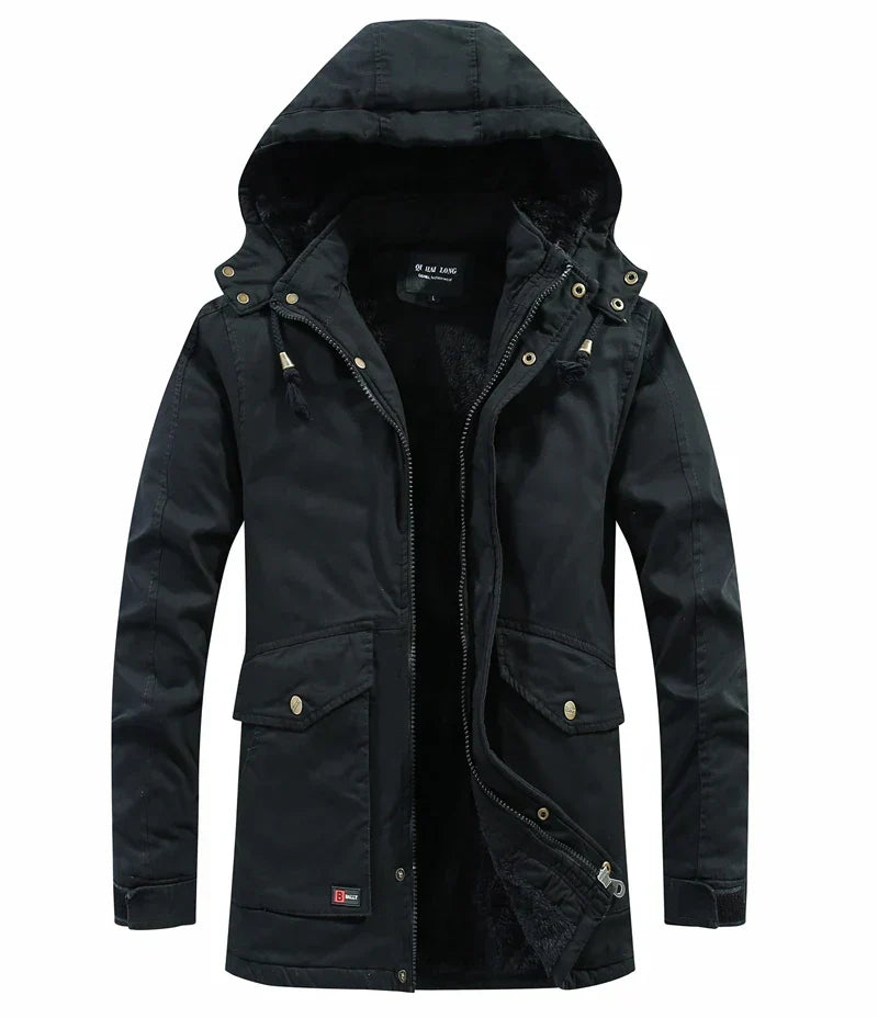 W&W Mode - Winterjacke mit Kapuze für Herren