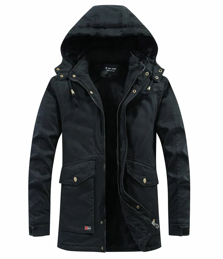 W&W Mode - Winterjacke mit Kapuze für Herren