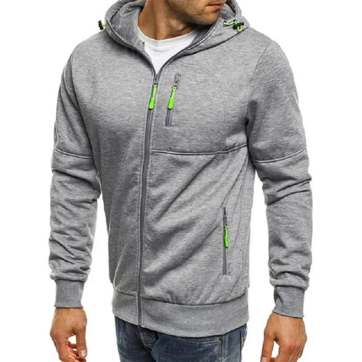 W&W Mode | Herren Kapuzenpullover mit Reißverschluss