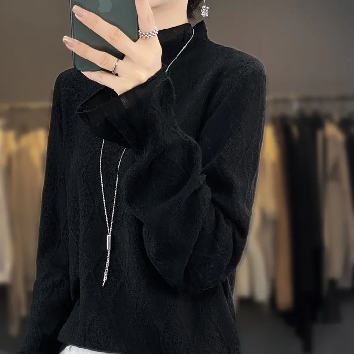 W&W Mode | Kaschmirpullover mit Karomuster