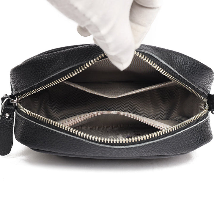 W&W Mode | Elegante Leder-Umhängetasche mit handgefertigten Details