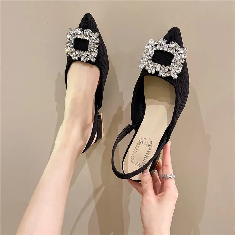 W&W Mode | Push Me Back Slingback Schuhe