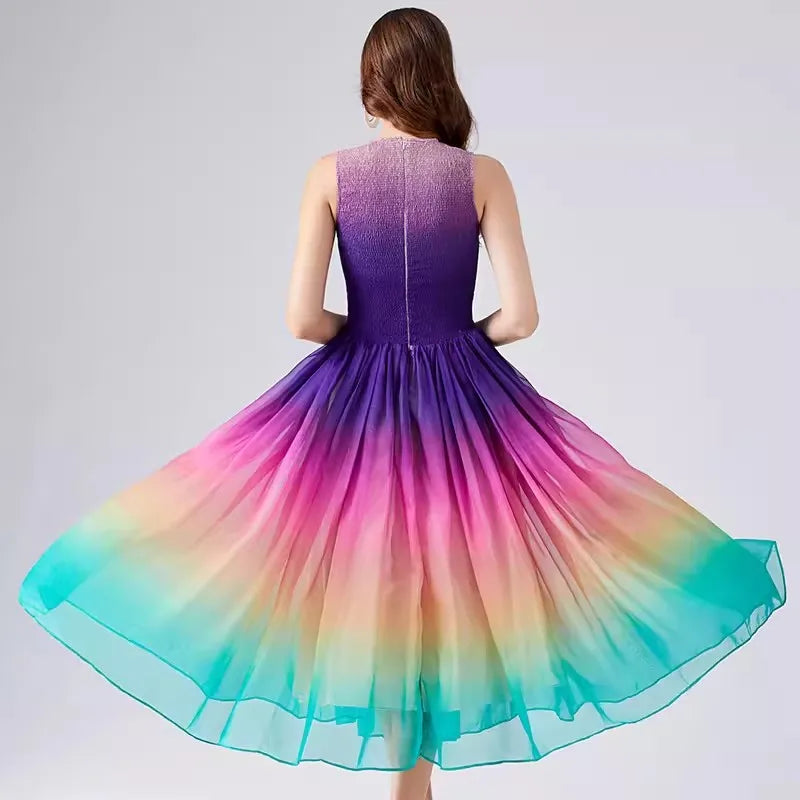 W&W Mode | Golden Hour Harmony Midi Kleid