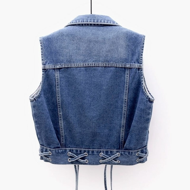 W&W Mode - Klassische Denim Jeansweste