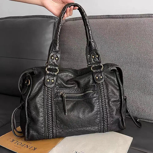 W&W Mode | Schwarze Handtasche Für Schule – Praktisch Und Stilvoll