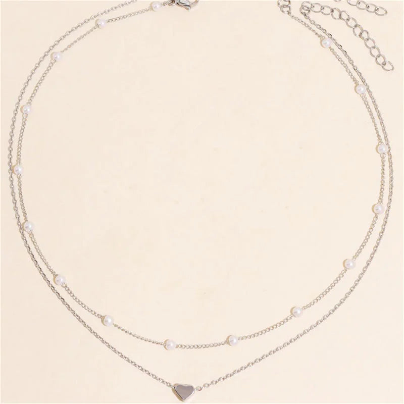 W&W Mode | Perlen Choker Herz Halskette Für Frauen