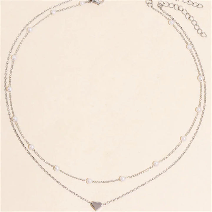 W&W Mode | Perlen Choker Herz Halskette Für Frauen