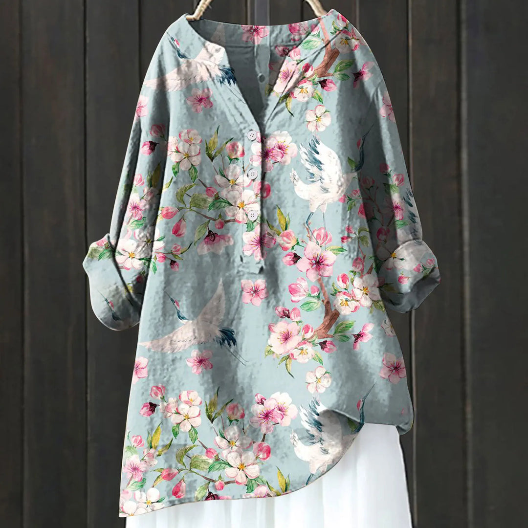 W&W Mode | Langarmbluse Mit Blumenmuster