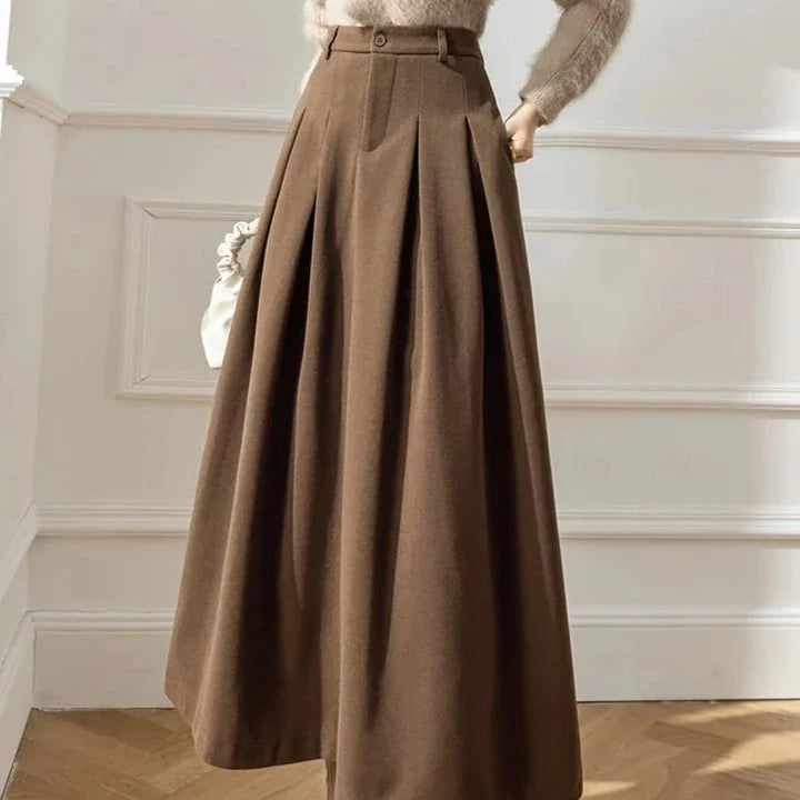 Damen Wollrock für Herbst und Winter