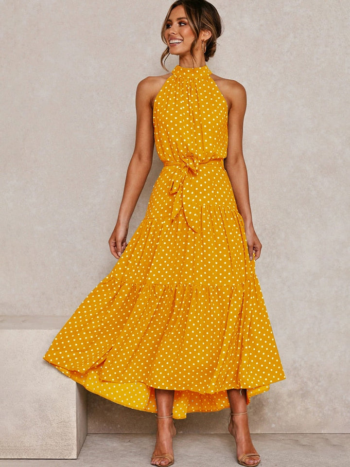 W&W Mode | Polka Neckholder Kleid