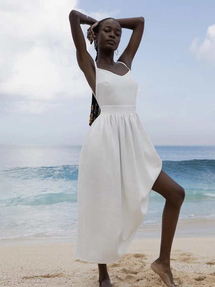 W&W Mode | Atmungsaktives Sommerkleid Aus Leinen Für Damen
