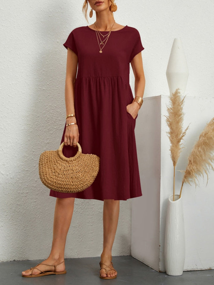 W&W Mode | Modisch Mittellanges Kleid Für Frauen