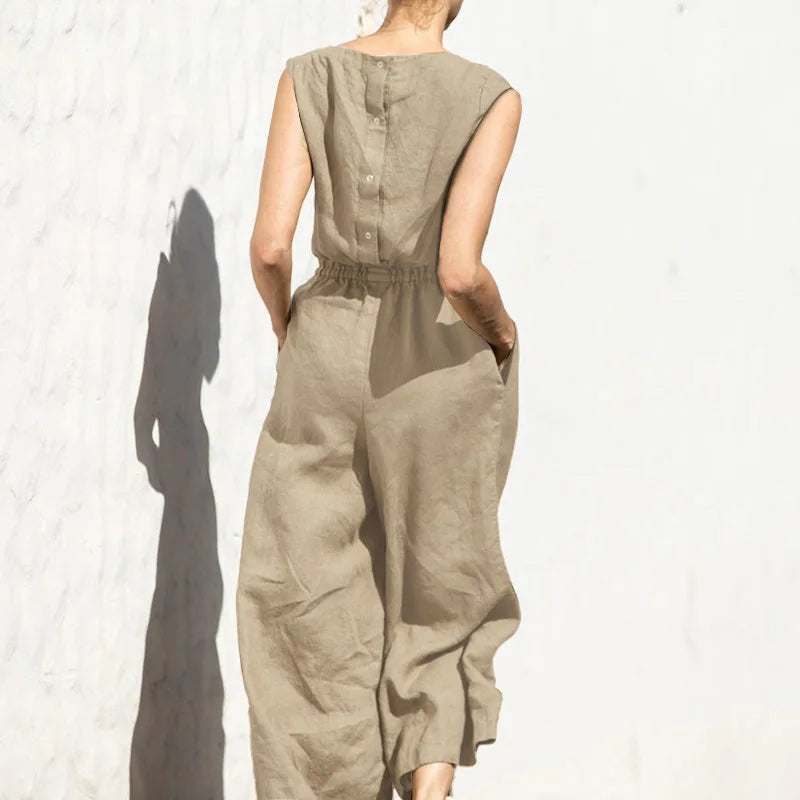 W&W Mode | Baumwoll Leinen Overall