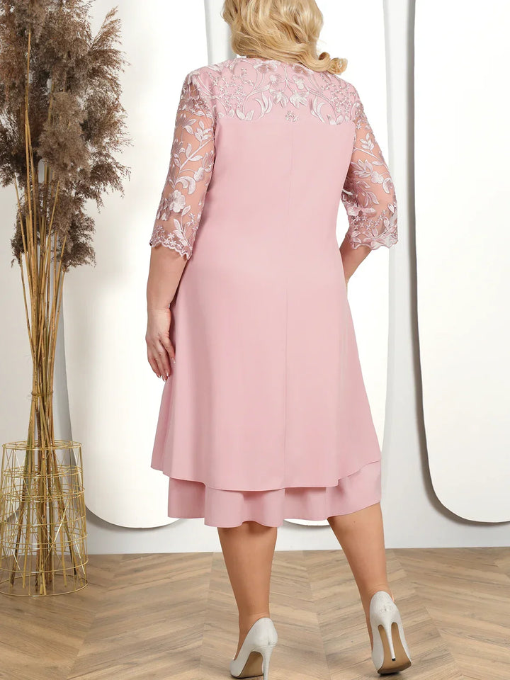 W&W Mode | Elegantes Besticktes Abendkleid für Frauen