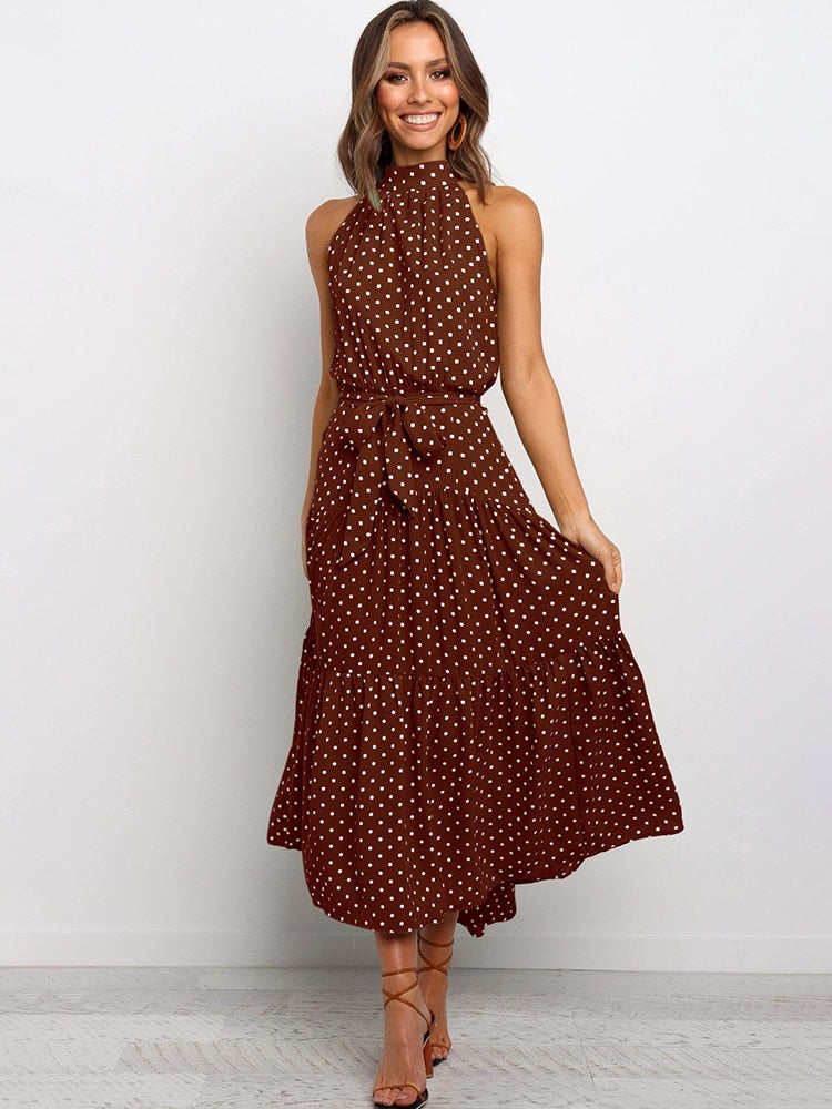 W&W Mode | Polka Neckholder Kleid