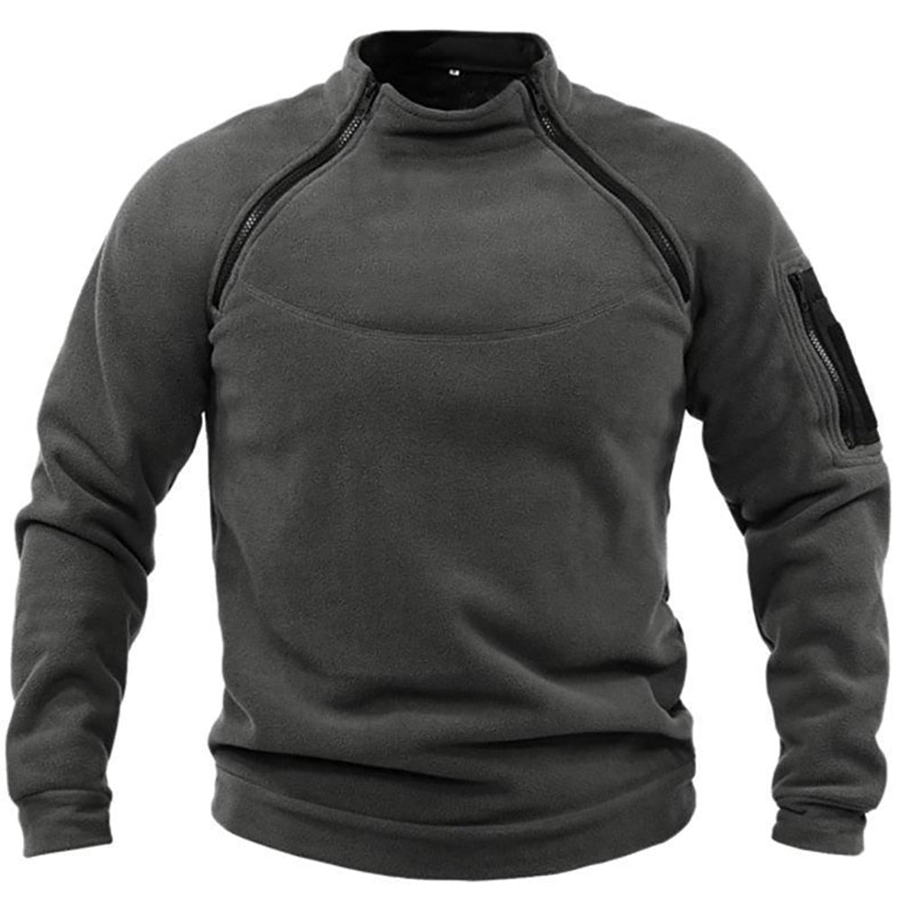 W&W Mode Drunegang Outdoorjacke | Taktische Fleecepullover für die Jagd