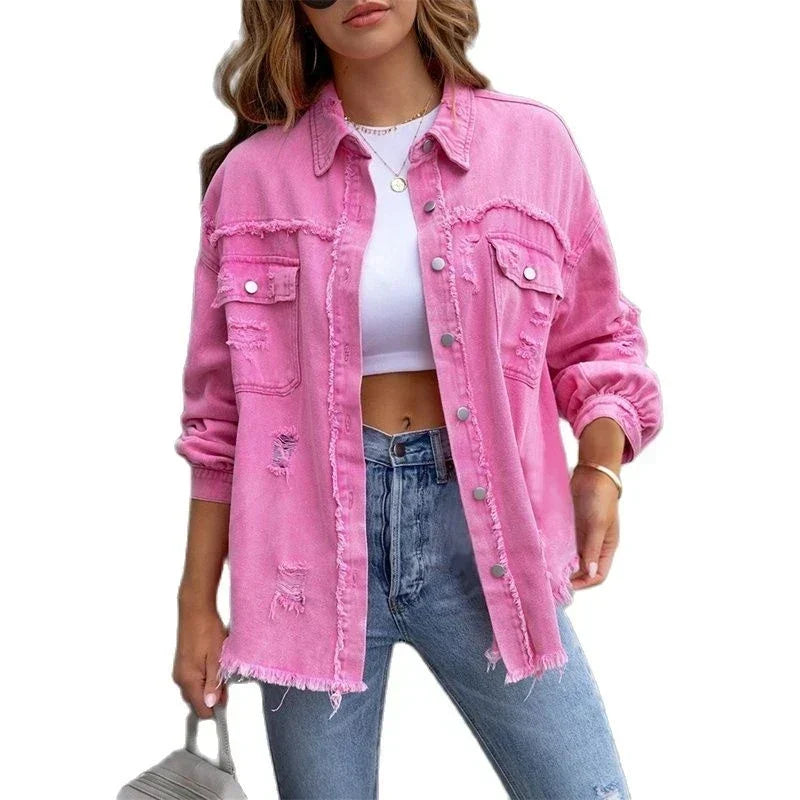 W&W Mode | Lässige Übergröße Jeansjacke