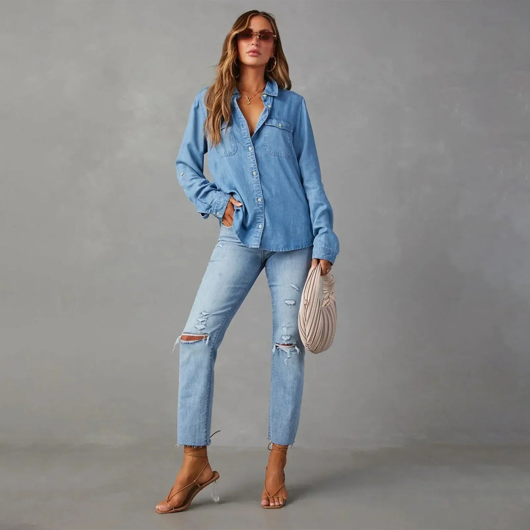 W&W Mode | Leichte Denim Hemden