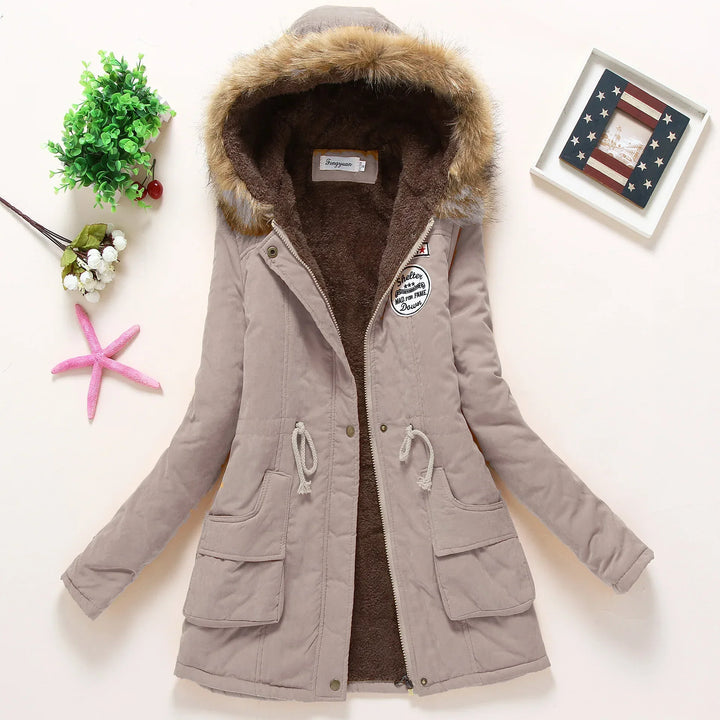 W&W Mode | Modische Winterjacke mit Kunstfellbesatz