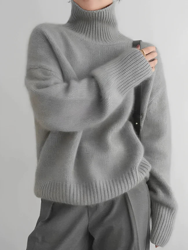W&W Mode | Cashmere-Pullover Mit Rollkragen