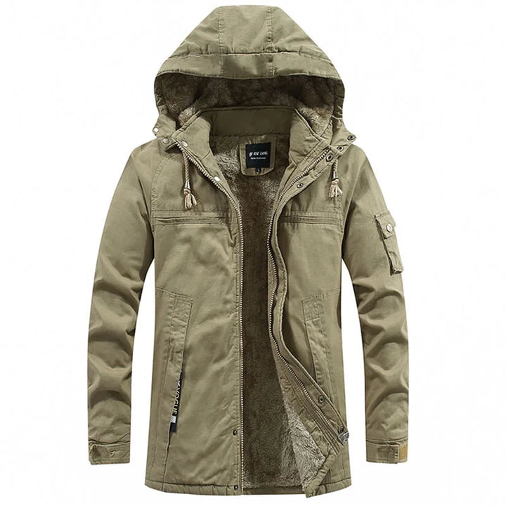 W&W Mode - Winterjacke mit Kapuze für Herren
