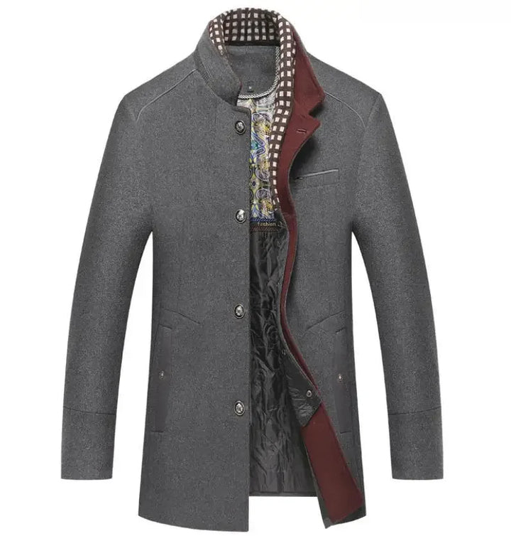 W&W Mode - Herren Wollmantel für Herbst/Winter