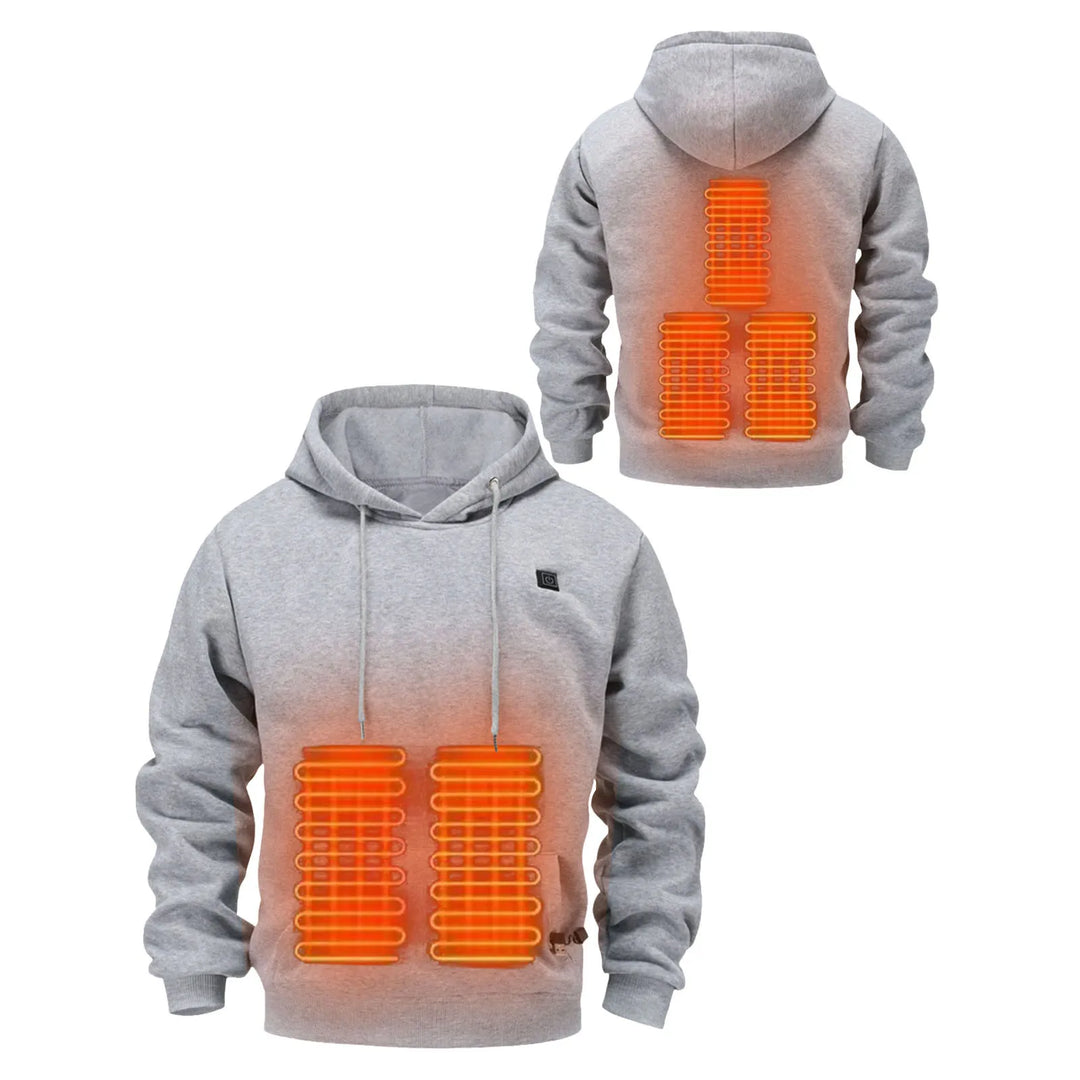 W&W Mode - Winter-Hoodie mit USB-Heizung