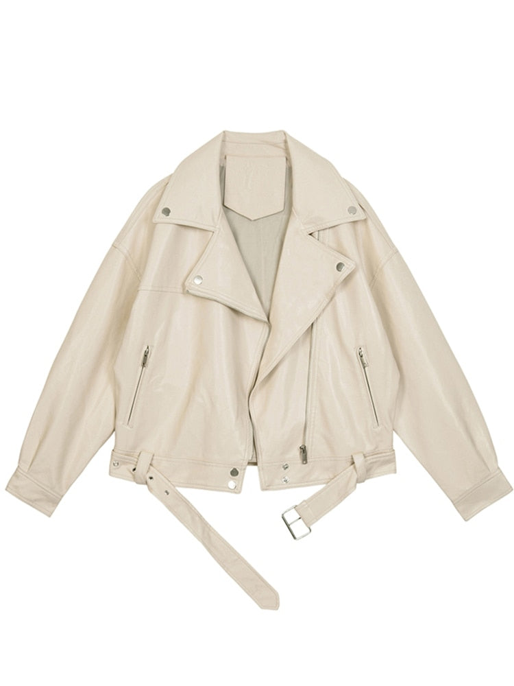 W&W Mode | Übergroße Lederjacke