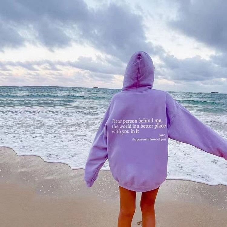 Angel - Liebe Person hinter mir Unisex Hoodie