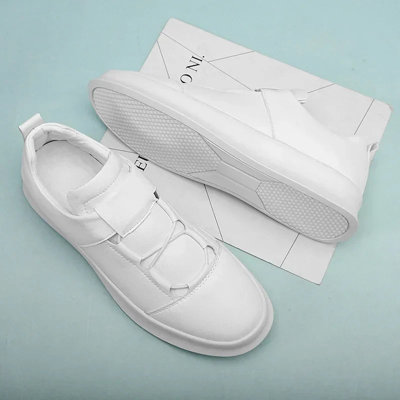 W&W Mode | Moderne Leder-Sneaker mit niedrigem Schaft