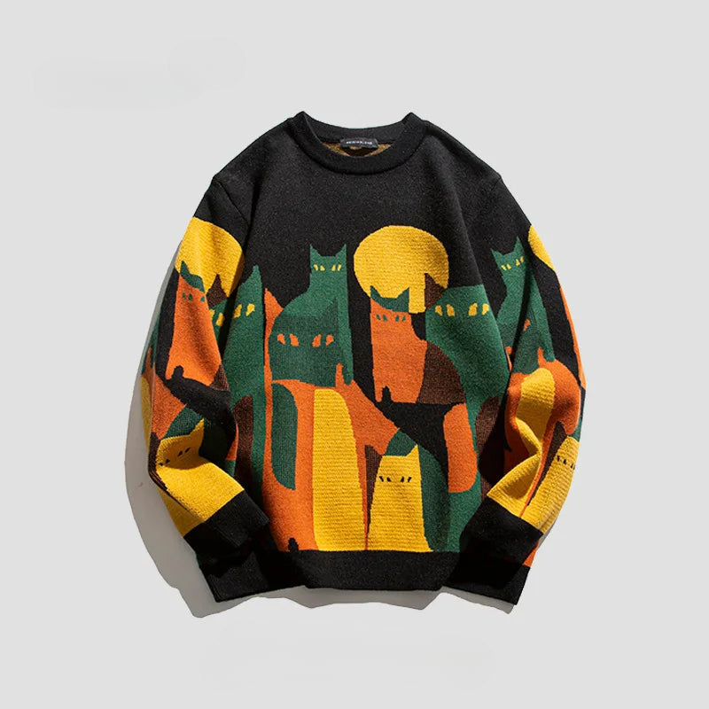 W&W Mode – Oversize Strickpullover, Lässige Passform